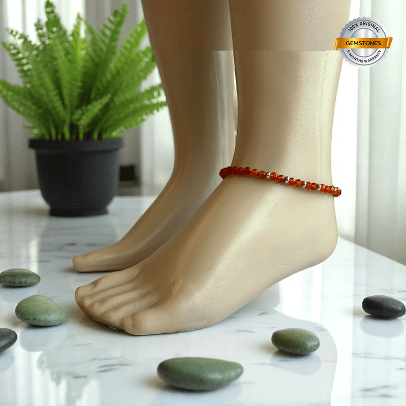 Playful Onyx Anklet | Onyx Stone - For Girl Kids | Includes: Anklet