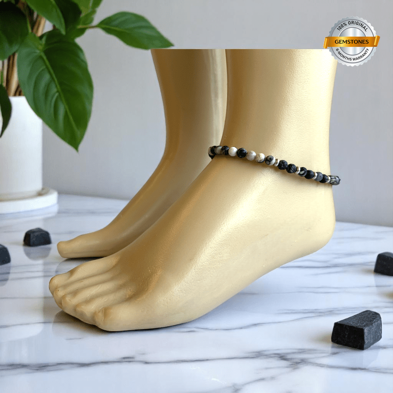 Little Guardian Anklet | Jasper Stone - For Girl Kids | Includes: Anklet