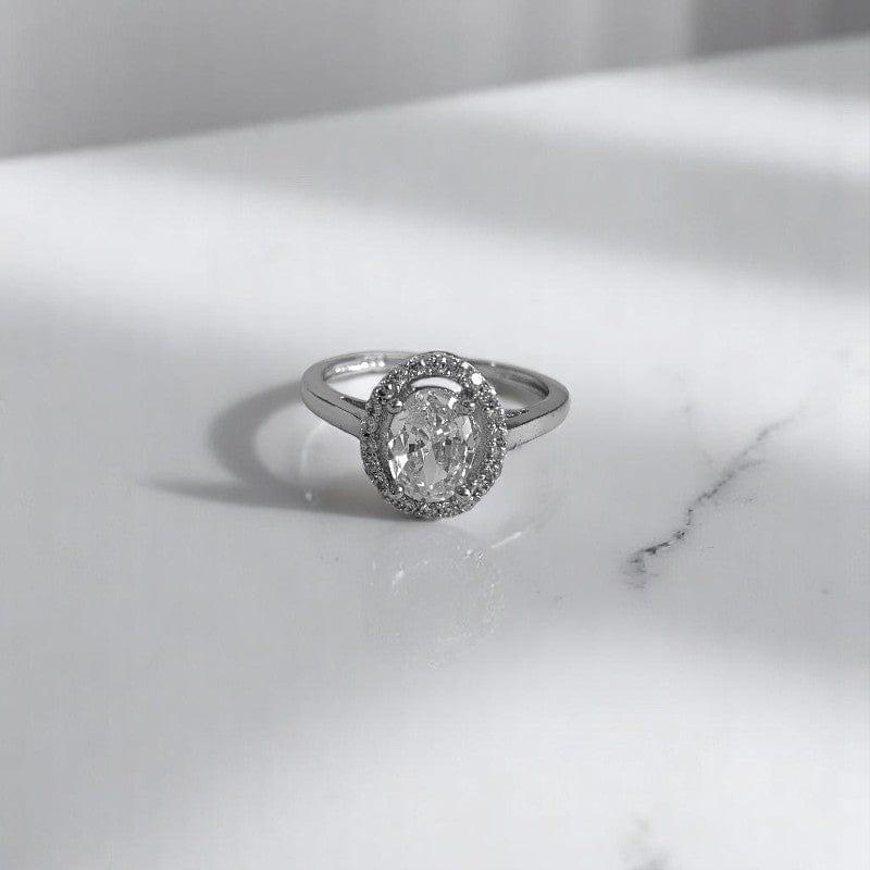 Sphere Ring | 925 Silver & Zircon - For Women | Includes: Ring