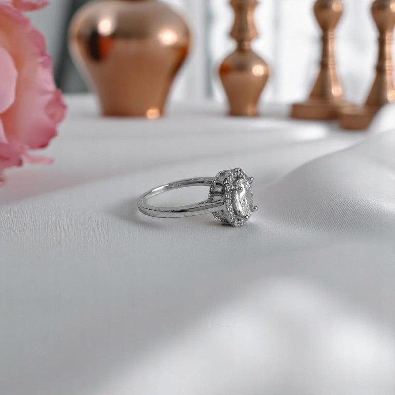 Sphere Ring | 925 Silver & Zircon - For Women | Includes: Ring