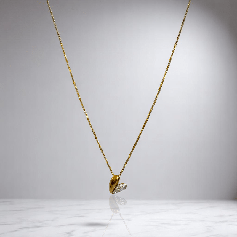 Amour Glow Set | PVD 18K Gold Plated, Water Proof- For Women | Includes: Necklace, Bracelet, Earrings, Ring