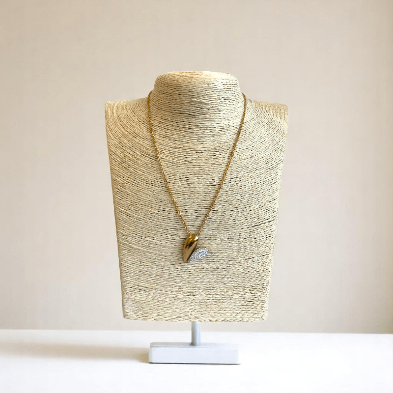 Amour Glow Set | PVD 18K Gold Plated, Water Proof- For Women | Includes: Necklace, Bracelet, Earrings, Ring