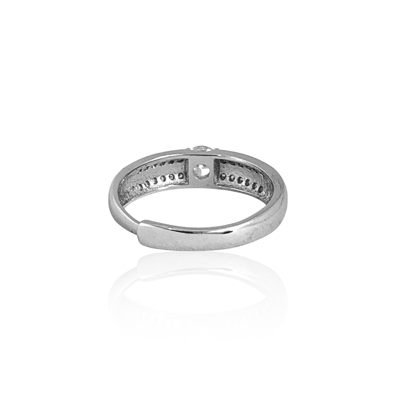 Serene Shine Ring | 925 Silver & Zircon - For Women | Includes: Ring