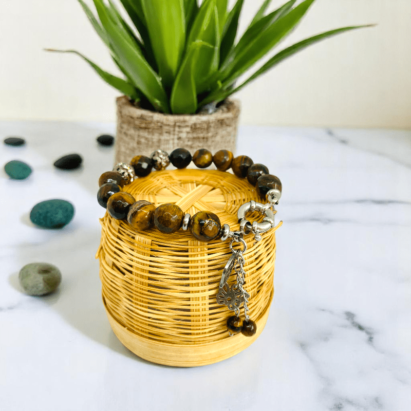 Divine Drape Bracelet | Tiger Eye Stone - For Women | Includes: Bracelet