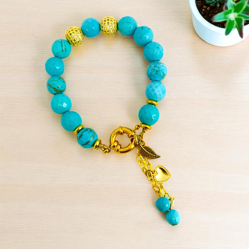 AquaMood Bracelet | Turquoise Stone - For Women | Includes: Bracelet