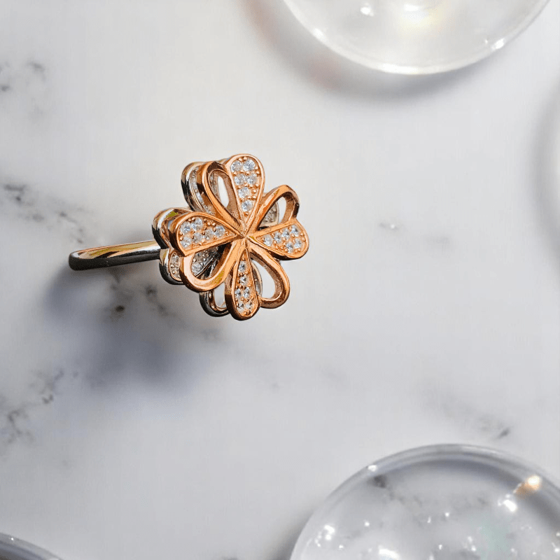 Daisy Dream Ring | 925 Silver & Rose Gold plating - For Women | Includes: Ring