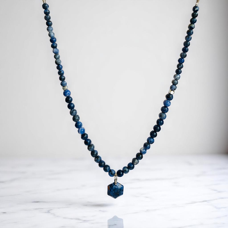 Royal Twilight Necklace | Blue Lapis Lazuli - For Women | Includes: Necklace