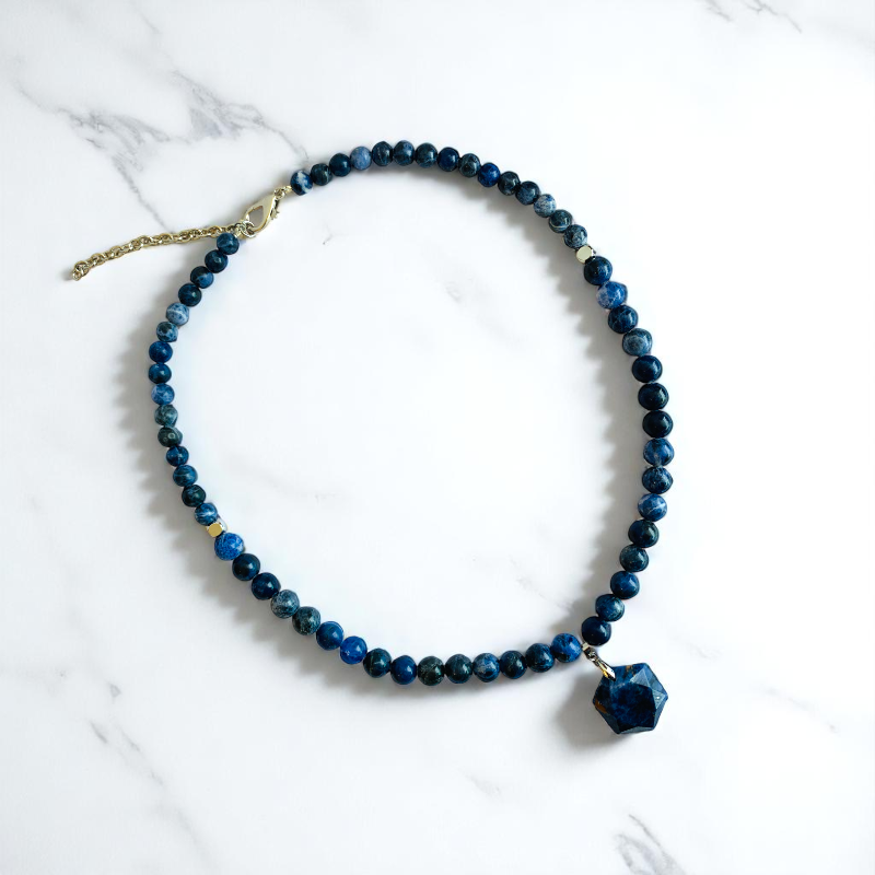 Royal Twilight Necklace | Blue Lapis Lazuli - For Women | Includes: Necklace