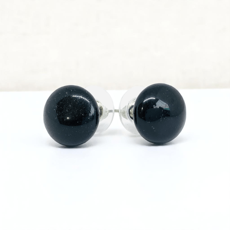 Midnight Guard Earrings | Obsidian Stone - For Women | Includes: Earrings