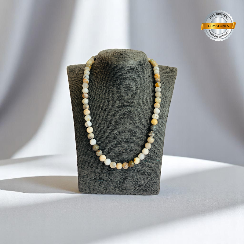 Bamboo Leaf Agate Necklace | Bamboo Leaf Agate | Unisex