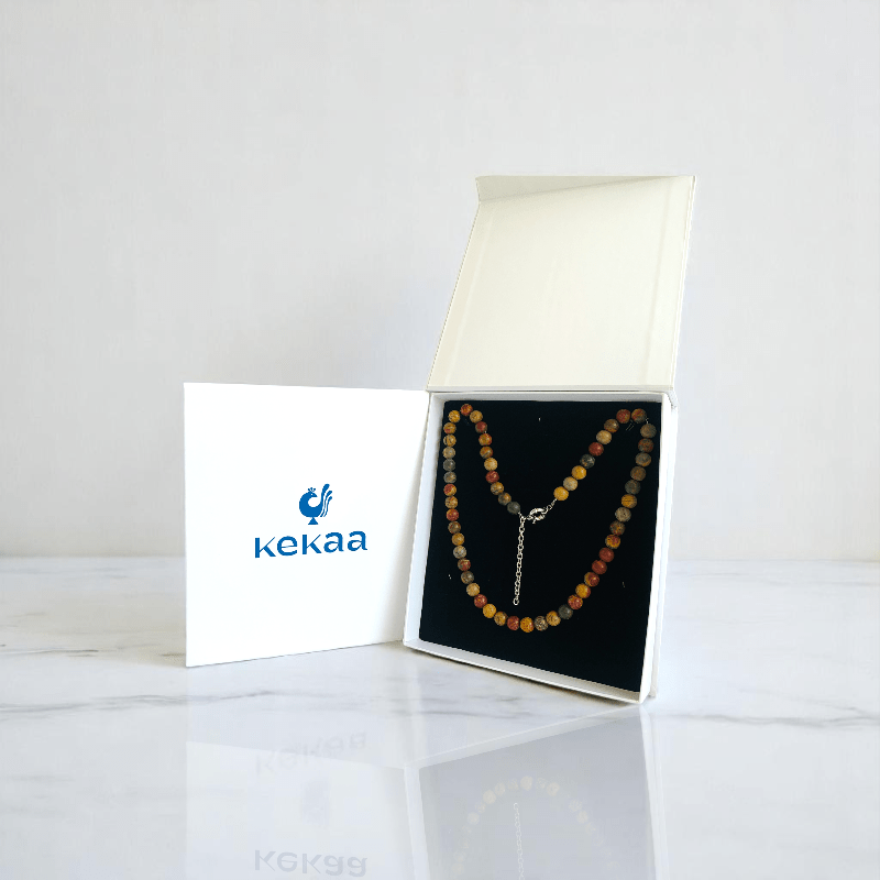Artisan Earth Necklace | Multi Picasso Stone - For All | Includes: Necklace