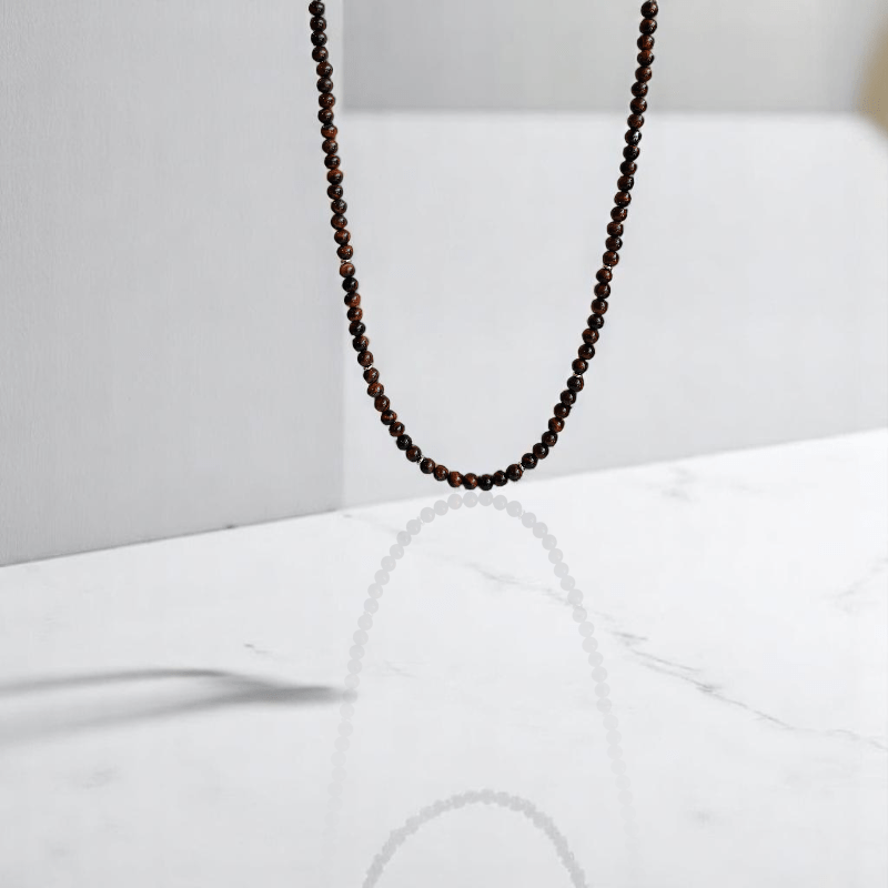 Grounded Flame Necklace | Red Tiger Eye Stone - For All | Includes: Necklace
