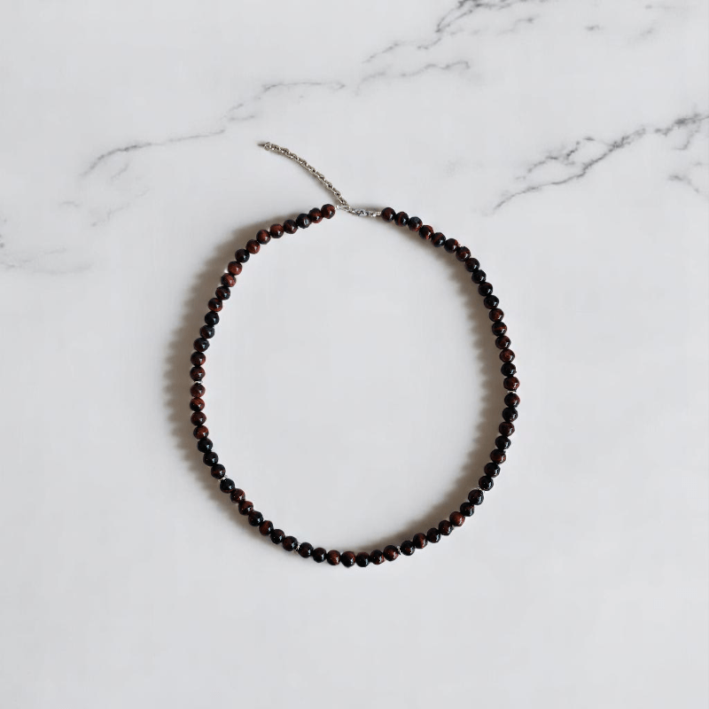 Grounded Flame Necklace | Red Tiger Eye Stone - For All | Includes: Necklace