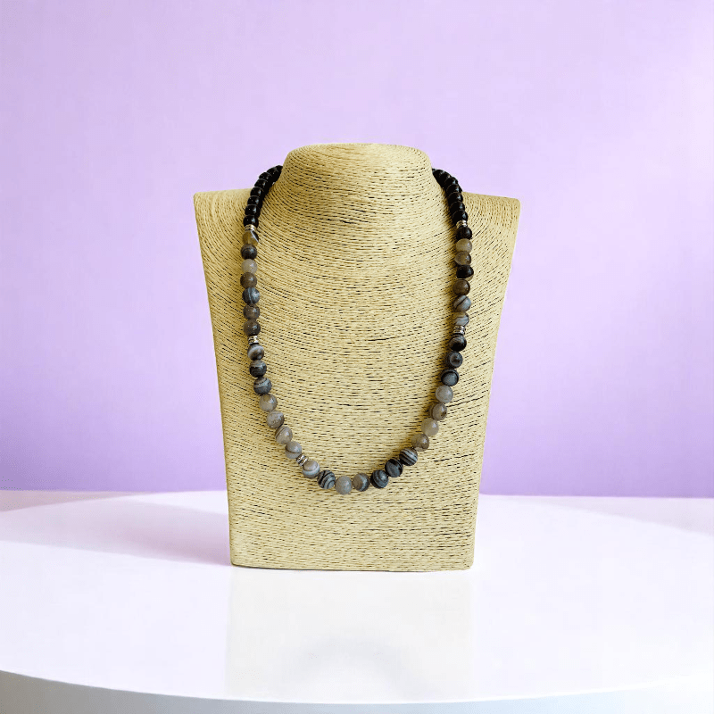Horizon Necklace | Botswana Stone - For All | Includes: Necklace