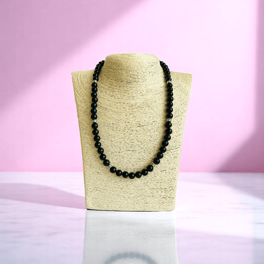 Enchanted Scales Necklace | Black Obsidian Stone - For All | Includes: Necklace