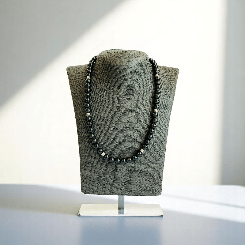 Enchanted Scales Necklace | Black Obsidian Stone - For All | Includes: Necklace