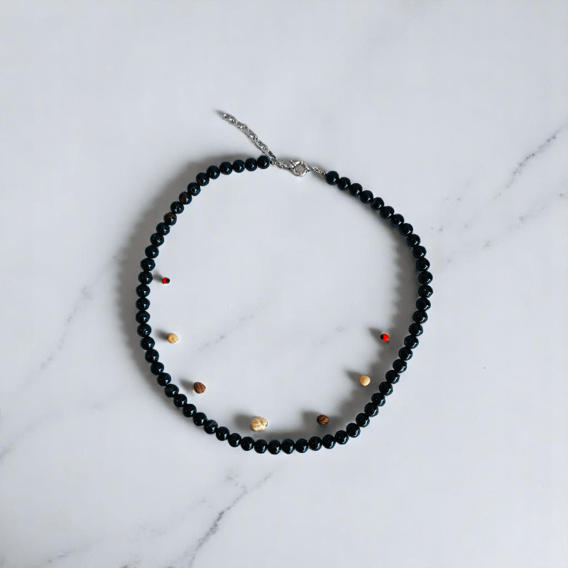 Shadow Guard Necklace | Black Obsidian Stone - For All | Includes: Necklace