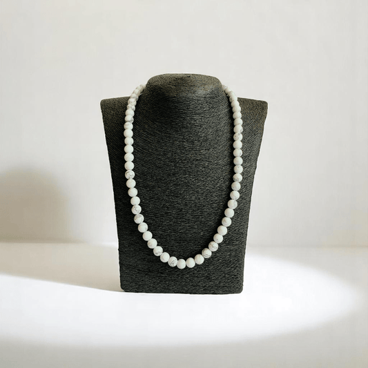 Peaceful Aura Necklace | White Howlite Stone - For All | Includes: Necklace