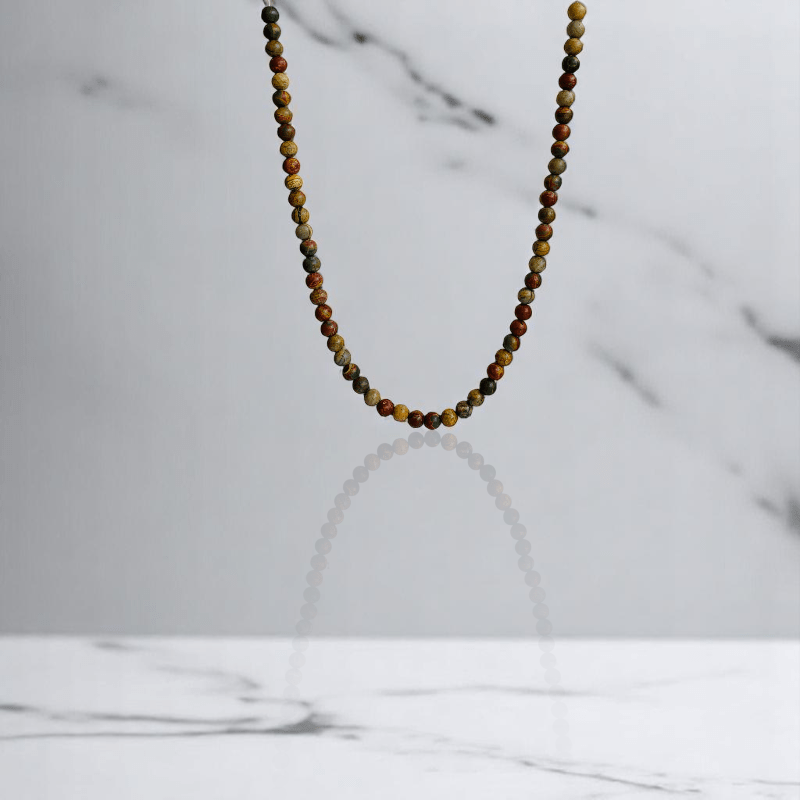 Artisan Earth Necklace | Multi Picasso Stone - For All | Includes: Necklace