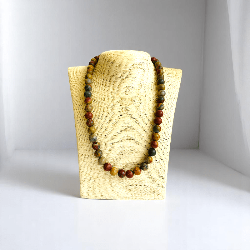 Artisan Earth Necklace | Multi Picasso Stone - For All | Includes: Necklace