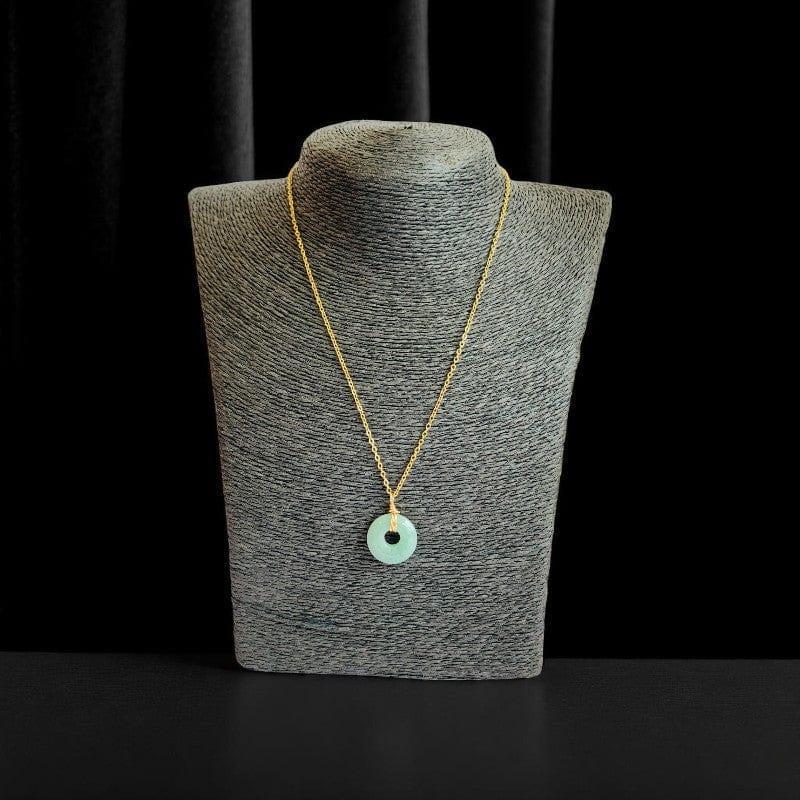 Harmony Donut Pendant Necklace | Green Aventurine - For Women | Includes: Necklace