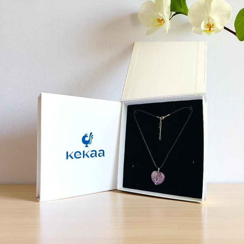 Tree of Life Calm Necklace | Amethyst - For Women | Includes: Necklace