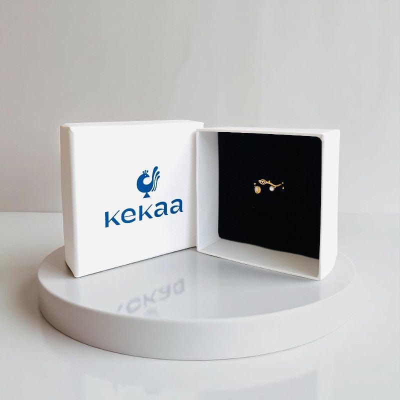 Wavy Adjustable Ring | 18K PVD Gold Plated - For Women | Includes: Ring