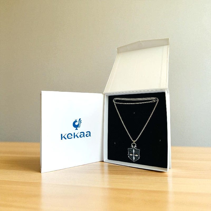 Medieval Gothic Shield Necklace | Premium Alloy - For Men | Includes: Necklace