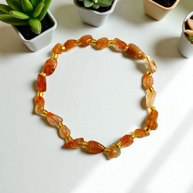 Energy Harmony Duo | Carnelian & Indian Agate - For Women | Includes: Bracelets (Set of 2)