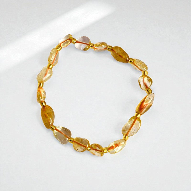 Bold Glow | Garnet & Citrine - For Women | Includes: Bracelets (Set of 2)