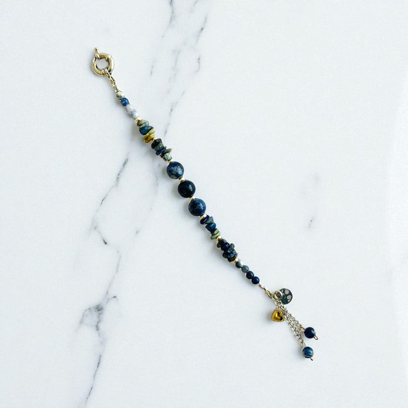 Blue Aura Bracelet | Sodalite Stone - For Women | Includes: Bracelet