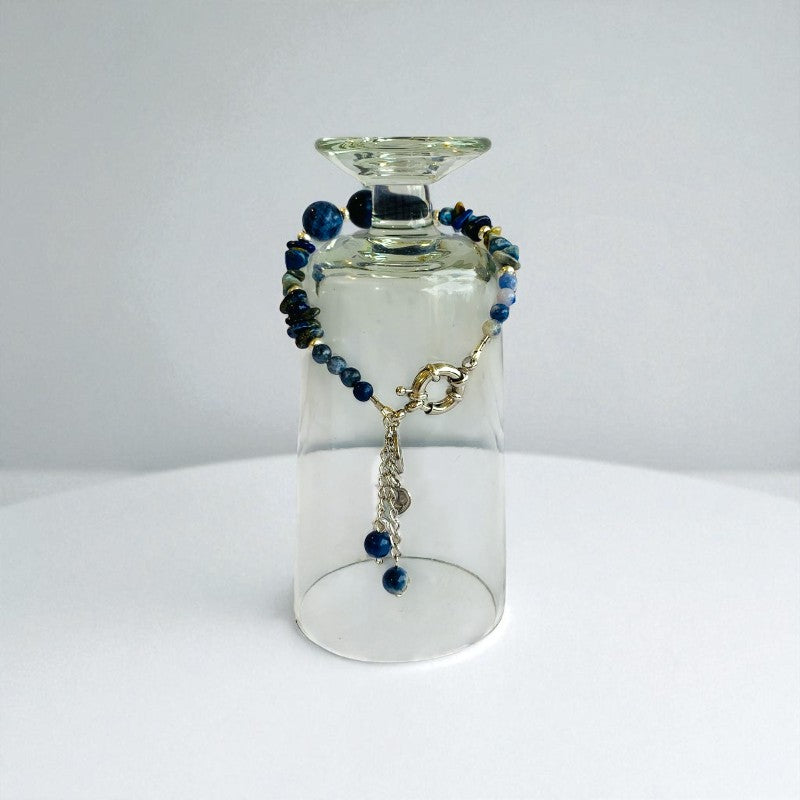 Blue Aura Bracelet | Sodalite Stone - For Women | Includes: Bracelet