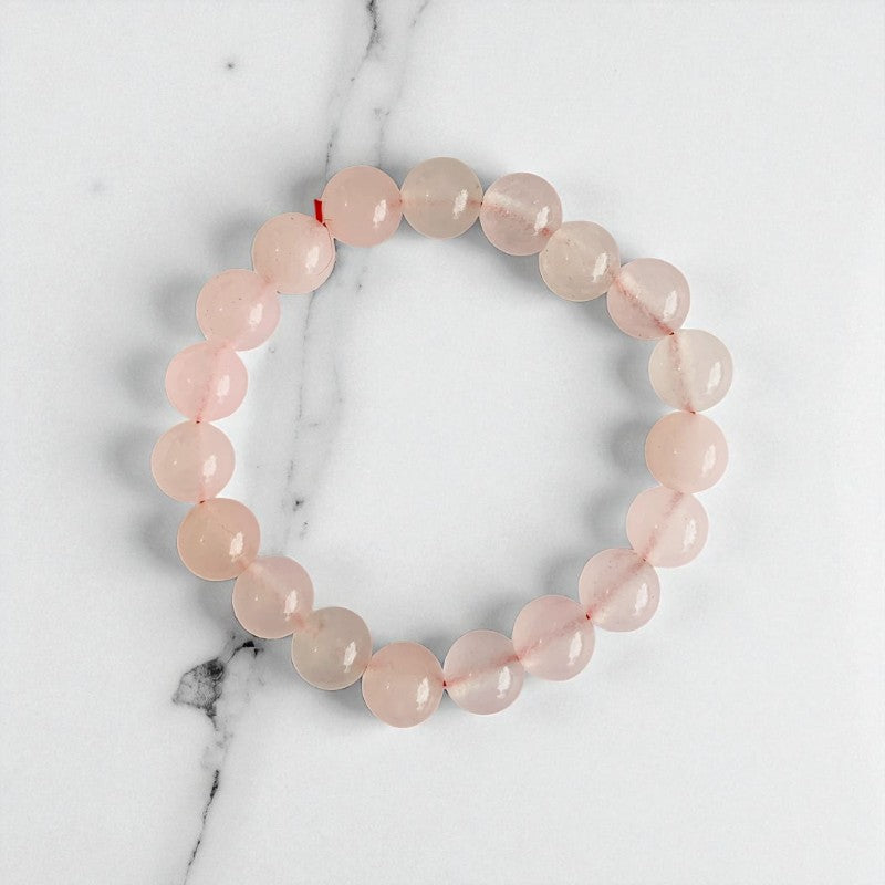 Double Grace Duo | Blue Jade & Rose Quartz Stones β For Women | Includes: Bracelet (Set of 2)