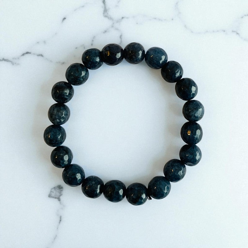 Double Grace Duo | Blue Jade & Rose Quartz Stones β For Women | Includes: Bracelet (Set of 2)