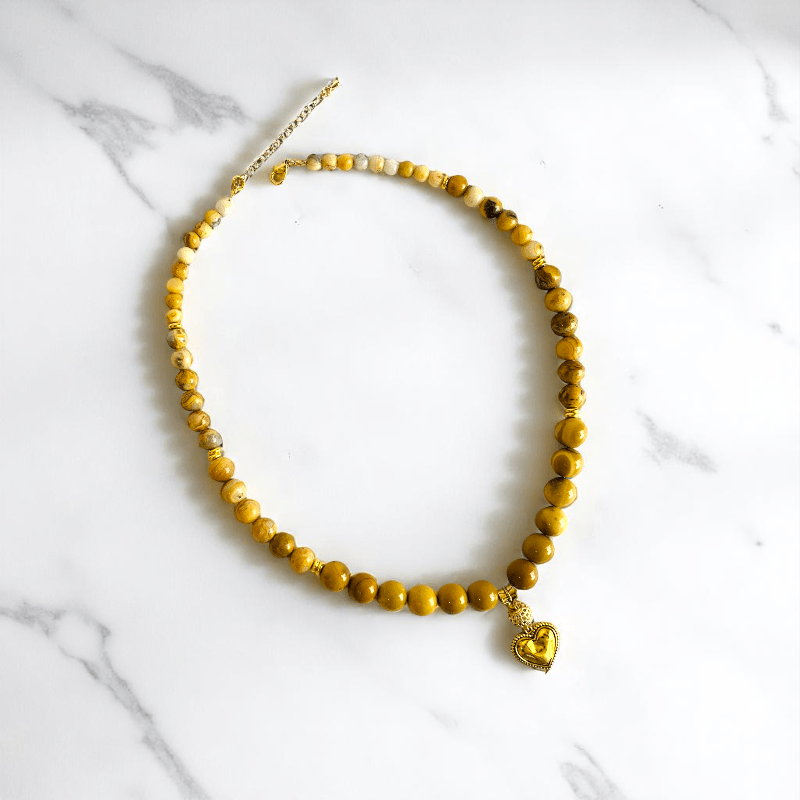 Earthbound Love Necklace | Mookaite Stone - For Women | Includes: Necklace