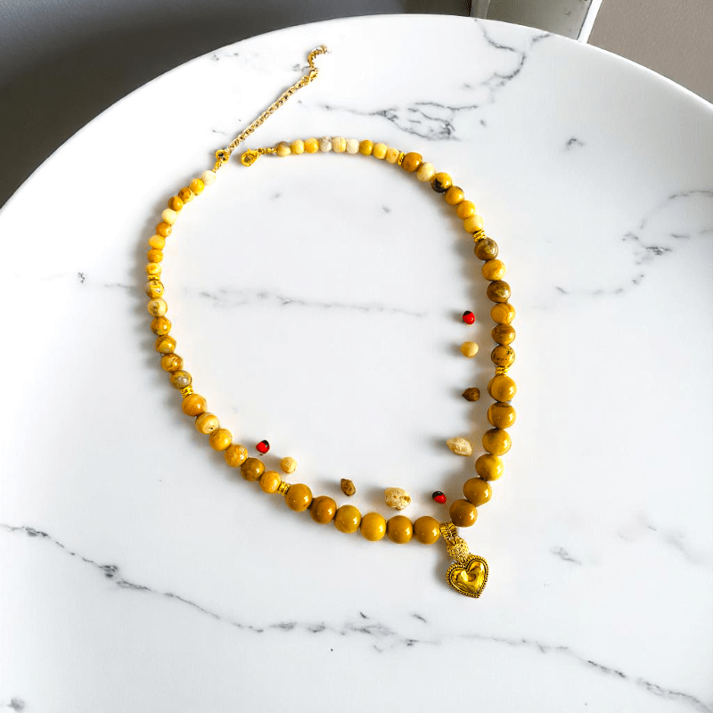 Earthbound Love Necklace | Mookaite Stone - For Women | Includes: Necklace