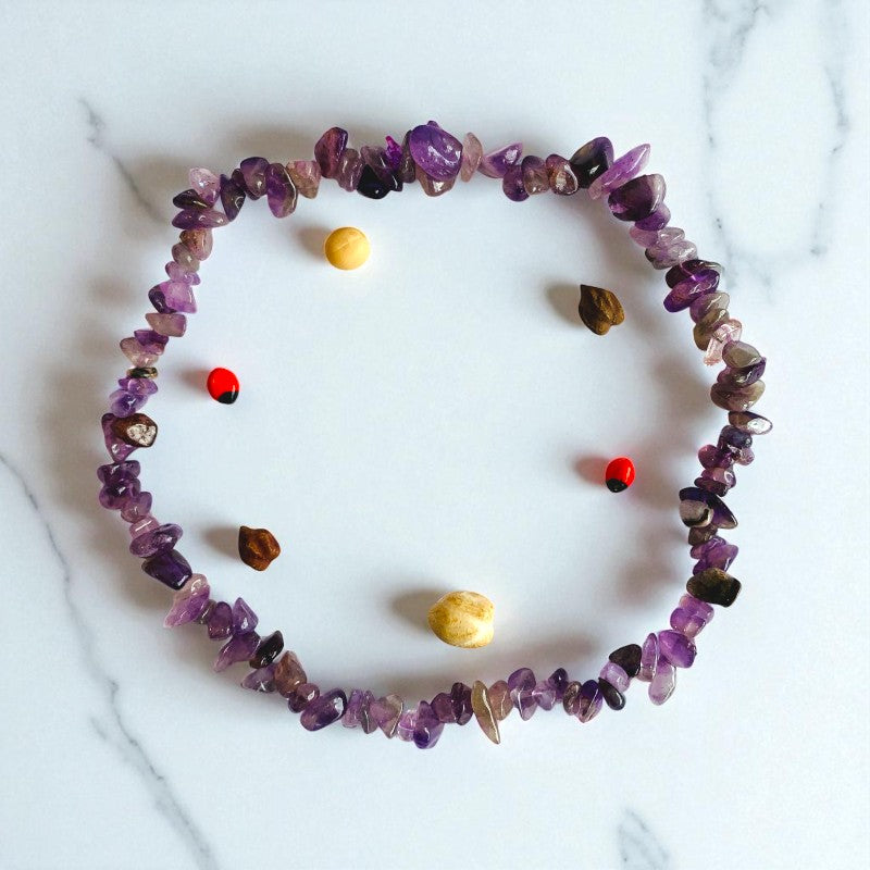 Royal Legacy Dual Layer Bracelet | Amethyst Chips β For Women | Includes: Bracelet