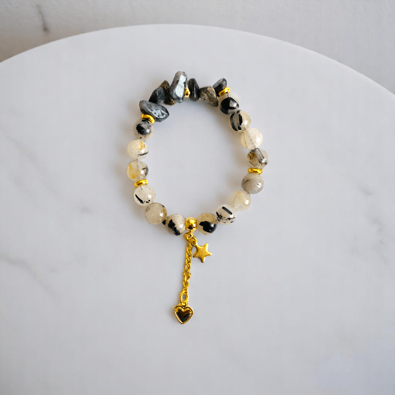 Dragon's Grace Set | Dragon Agate Stone - For Women | Includes: Necklace, Bracelet, Earring