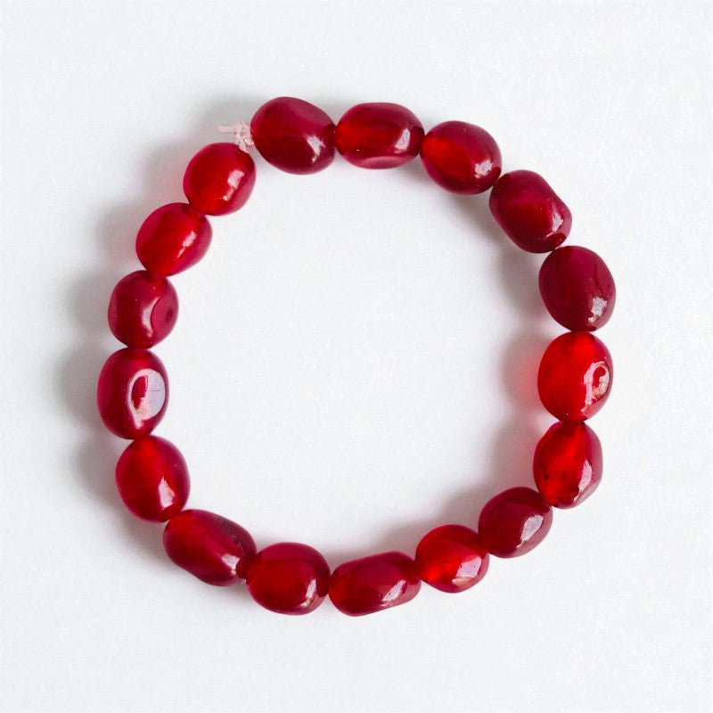 The Balance & Abundance Duo | Red Onyx & Green Aventurine β For Kids | Includes: Bracelets (Set of 2)