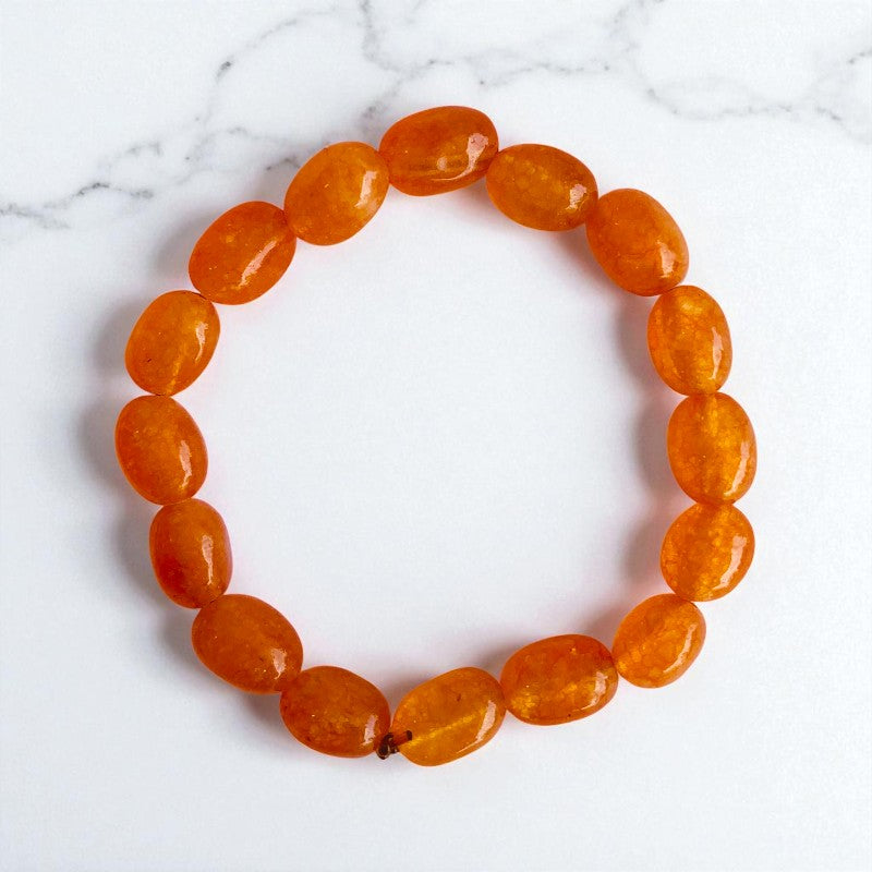 The Ember & Dewdrop Duo | Blue Lapis & Carnelian β For Kids | Includes: Bracelets (Set of 2)