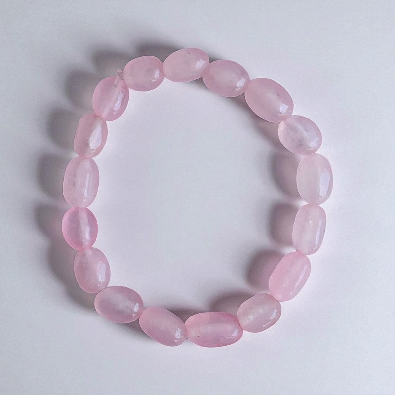 The Romance & Radiance Duo | Rose Quartz & Ruby Quartz β For Kids| Includes: Bracelets (Set Of 2)