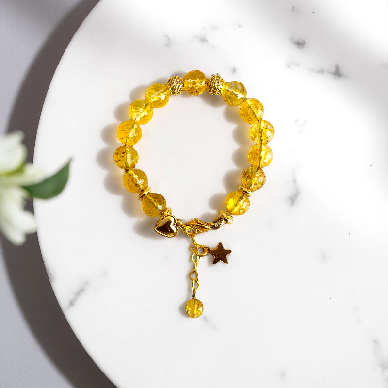 Sunny Citrine Bracelet | Citrine - For Kids Girls | Includes: Bracelet