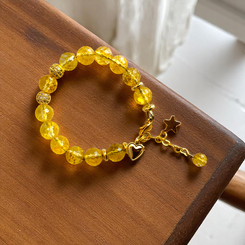 Sunny Citrine Bracelet | Citrine - For Kids Girls | Includes: Bracelet