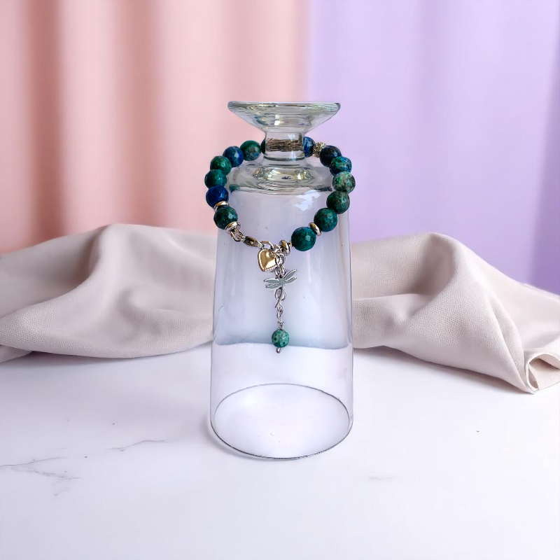 Wisdom Azurite Bracelet | Azurite - For Kids Girls | Includes: Bracelet