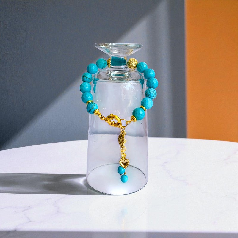 AquaMood Bracelet | Turquoise Stone - For Women | Includes: Bracelet