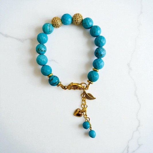 AquaMood Bracelet | Turquoise Stone - For Women | Includes: Bracelet