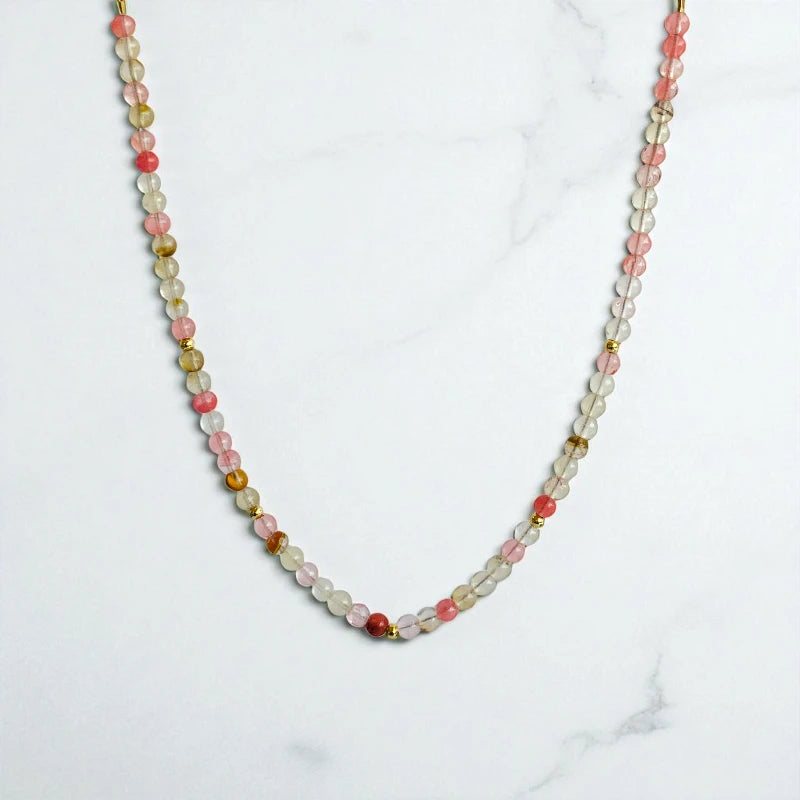 Happy Cherry Set | Multi Cherry - For Kids Girls | Includes: Necklace & Bracelet
