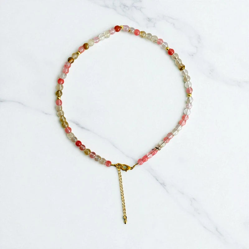 Happy Cherry Set | Multi Cherry - For Kids Girls | Includes: Necklace & Bracelet