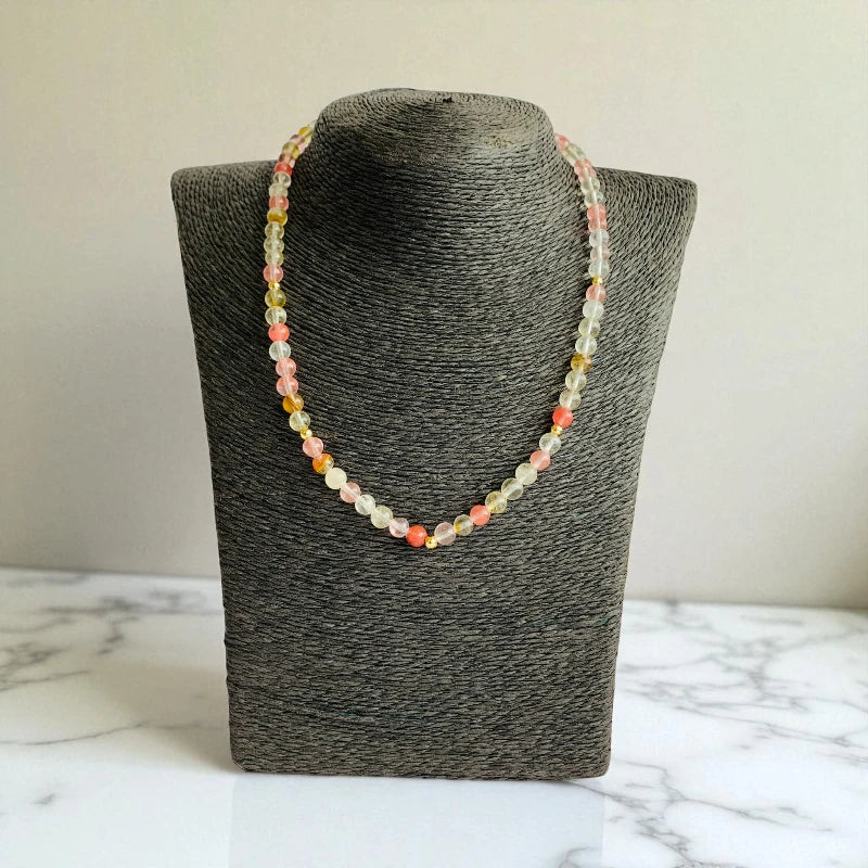 Happy Cherry Set | Multi Cherry - For Kids Girls | Includes: Necklace & Bracelet