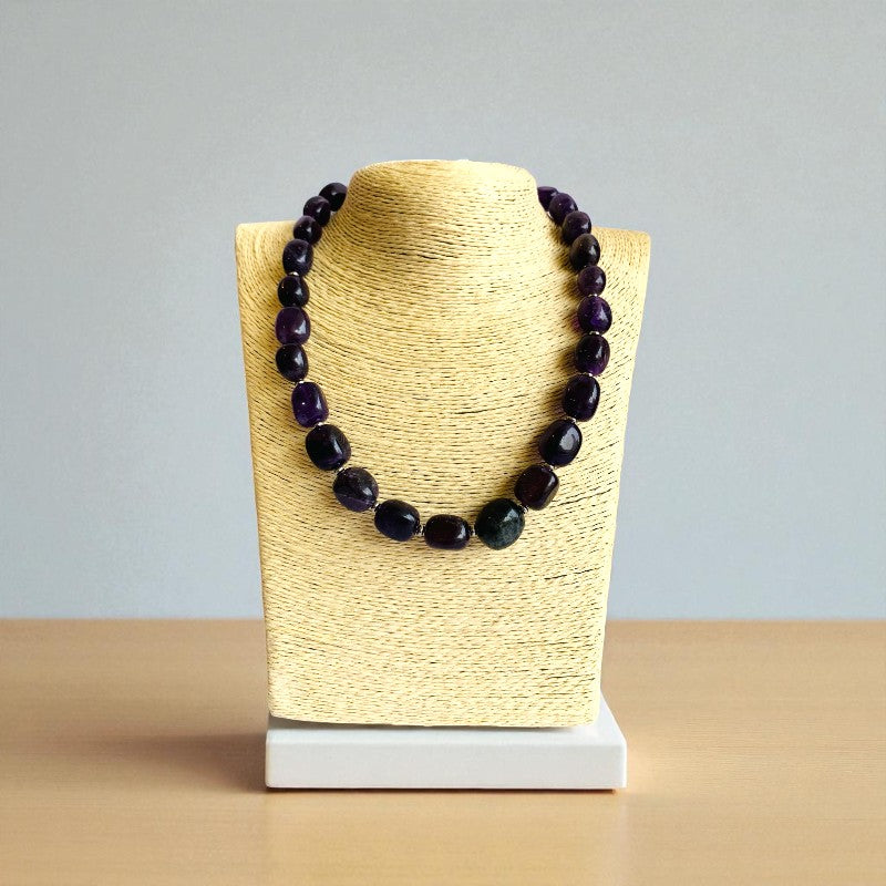 Calm Amethyst Set | Amethyst - For Unisex | Includes: Necklace & Bracelet